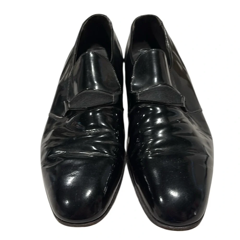 Florsheim - designer collection - Men's Black Patent Formal Shoes.  Size 10.5